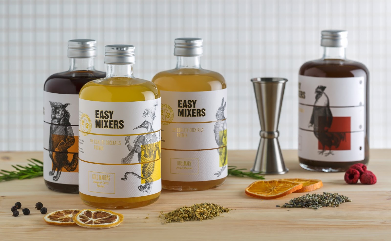 Easy mixers, the natural handcrafted cocktail solution